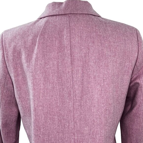 Pendleton Womens 2-Piece Lined Suit Blazer and Pants Sz 6P 100% Virgin Wool Pink - Picture 16 of 16